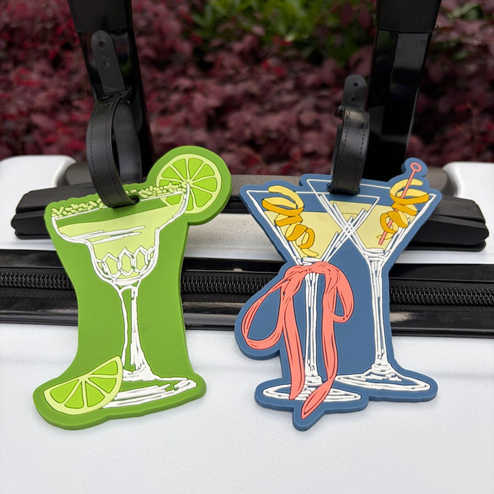 Martini-Themed Luggage Tag Stornfield