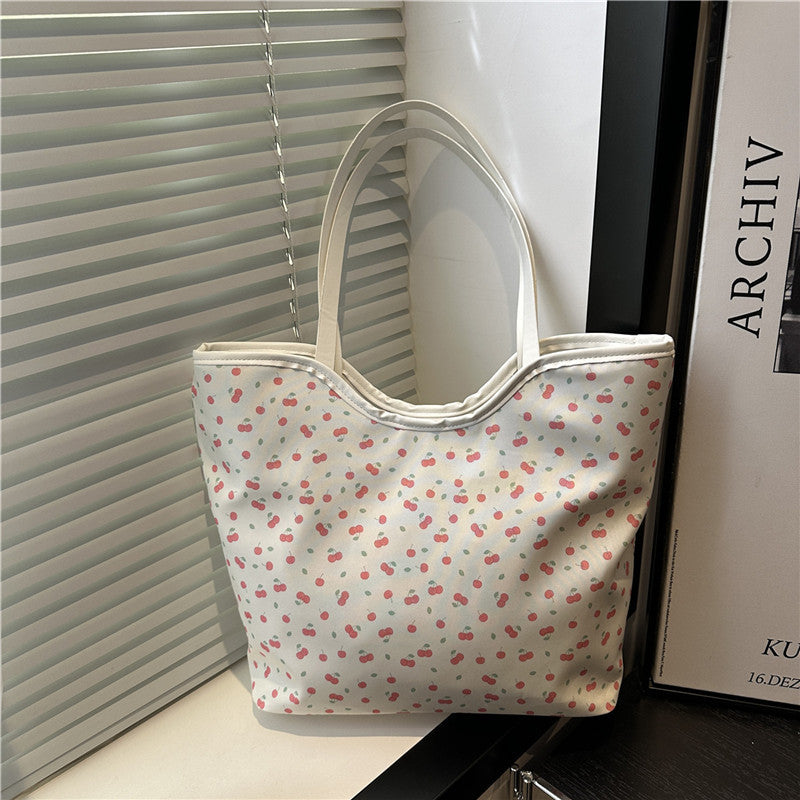 Floral Print Shopping Tote Bag Stornfield