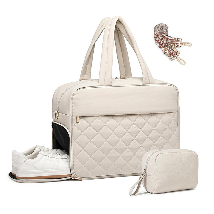 Multifunctional sports and travel bag with separate shoe and cosmetic pouch Stornfield