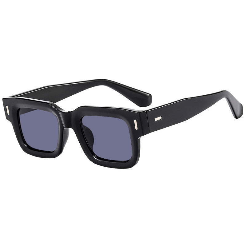 Ladies stylish square sunglasses with eye-catching leopard print Stornfield