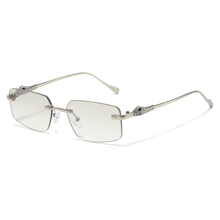 Designer Rectangle Sunglasses with Luxurious Metallic Details Stornfield