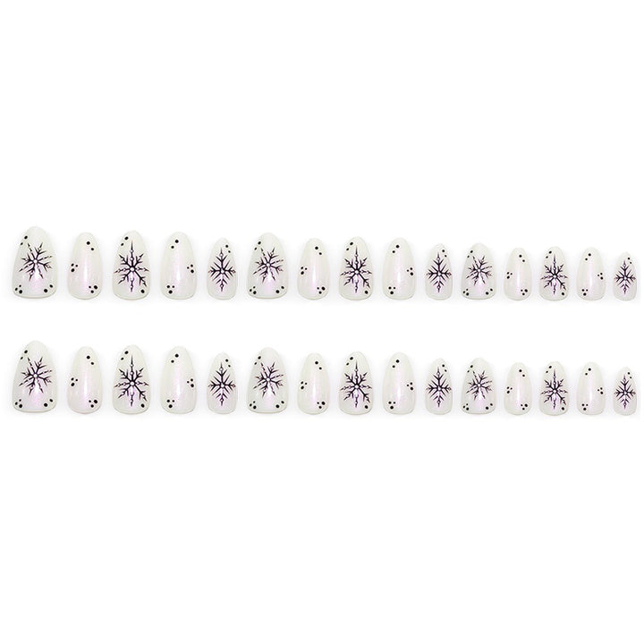 Creative Art Nails with Elegant Snowflake Design Stornfield
