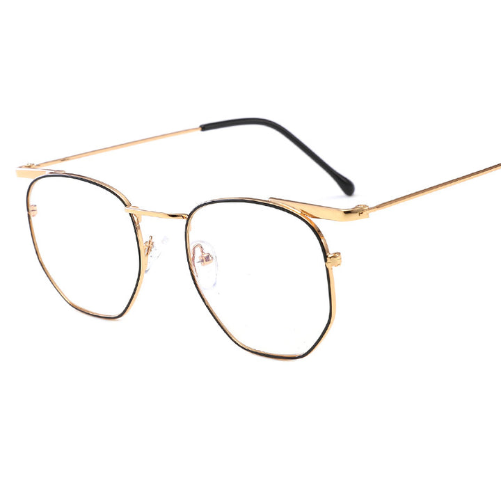 Women's fashionable rectangular glasses with elegant metal frame Stornfield