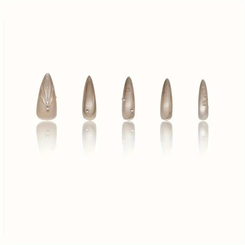 Premium Decorative Press-On Nail Extensions Stornfield