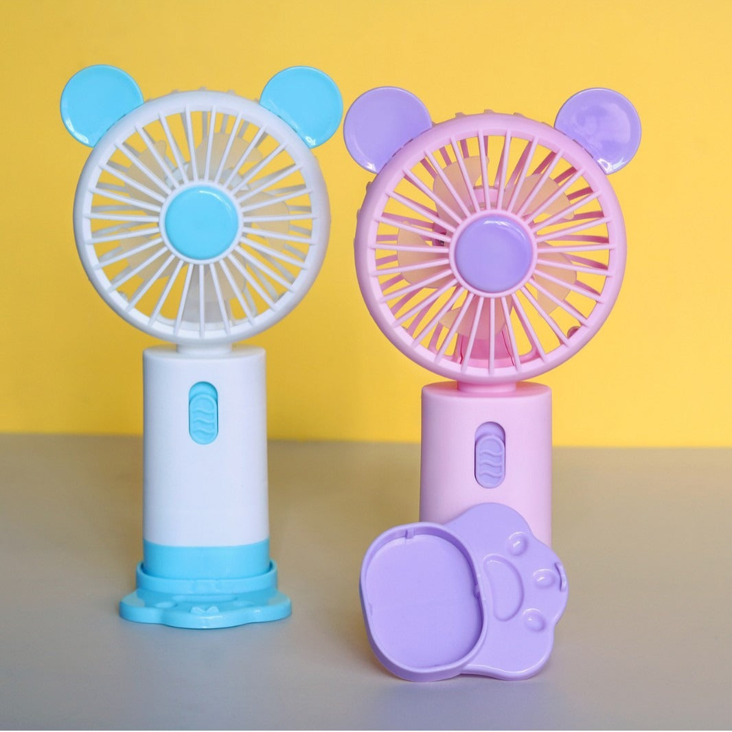 Unisex Portable Mini Fan with Animal Ear Design Stornfield