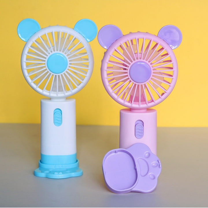 Unisex Portable Mini Fan with Animal Ear Design Stornfield