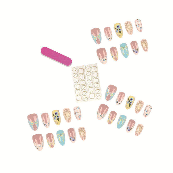 Decorative Nail Tips Set with Accessories