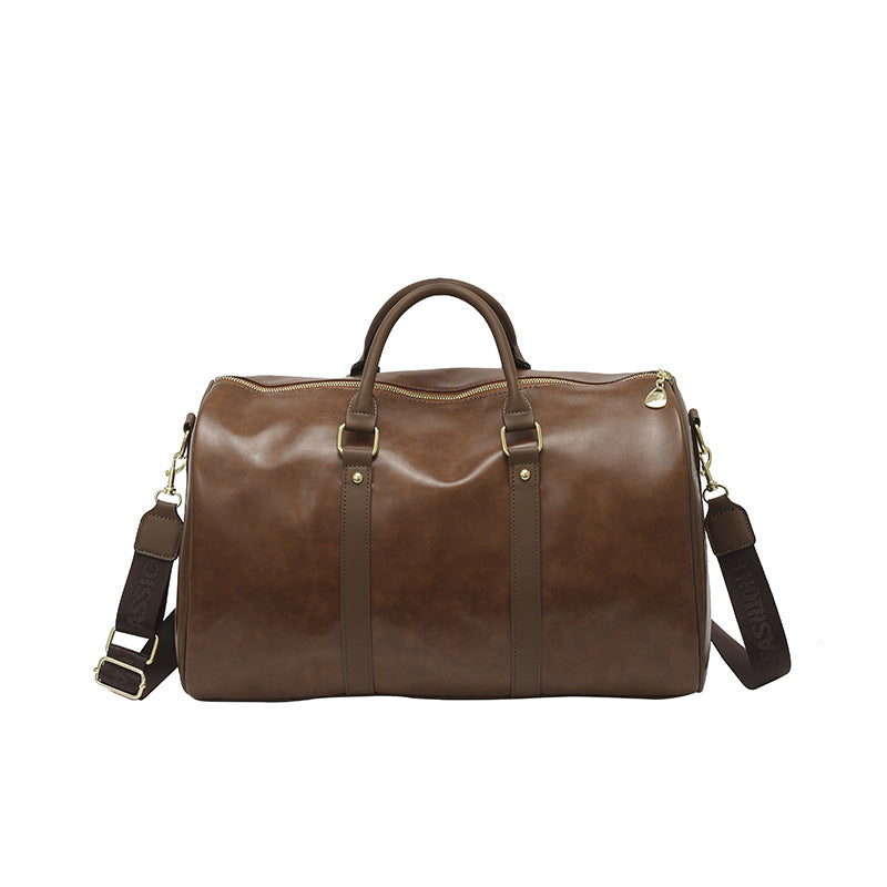 Premium Leather Travel Duffle Bag Stornfield