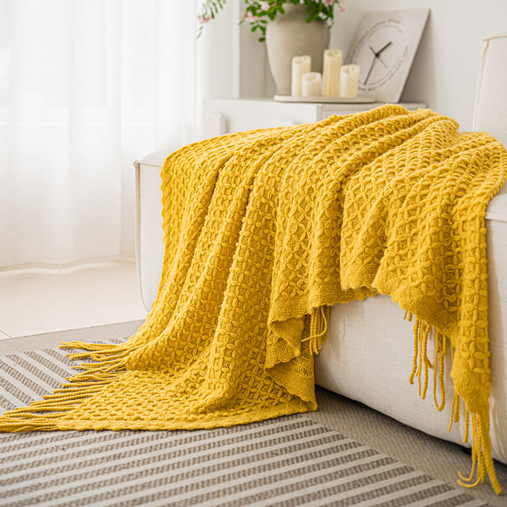 Home Decor Knit Throw Blanket
