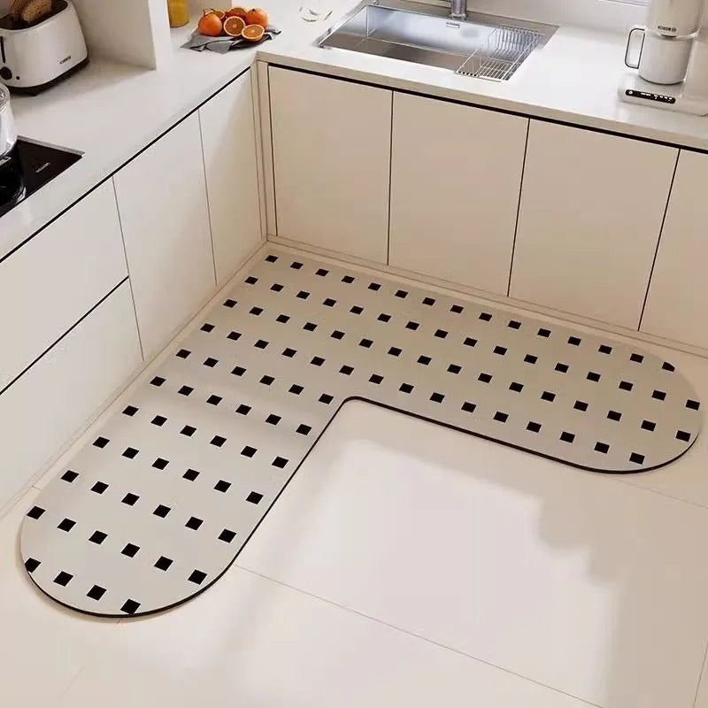 L-Shaped Kitchen Floor Mat