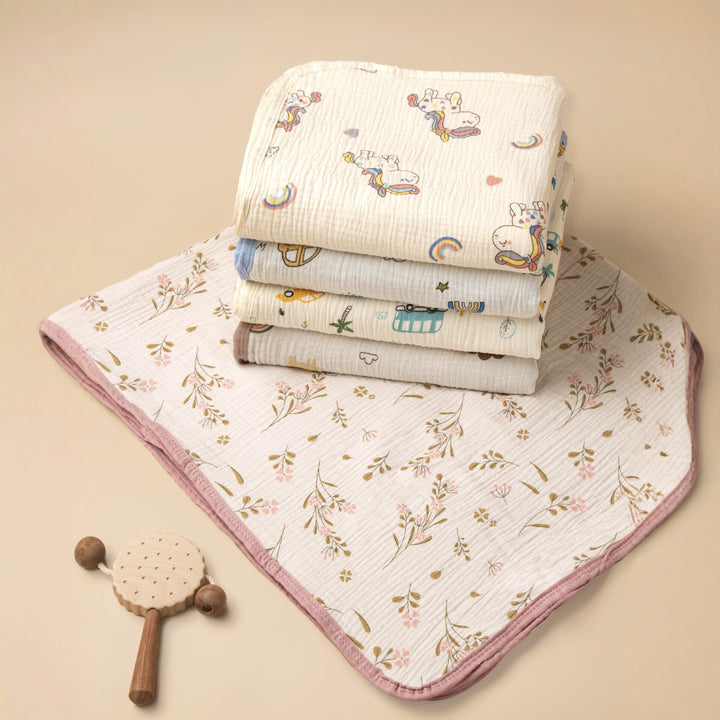Soft Cotton Vehicle Print Muslin Blanket Stornfield