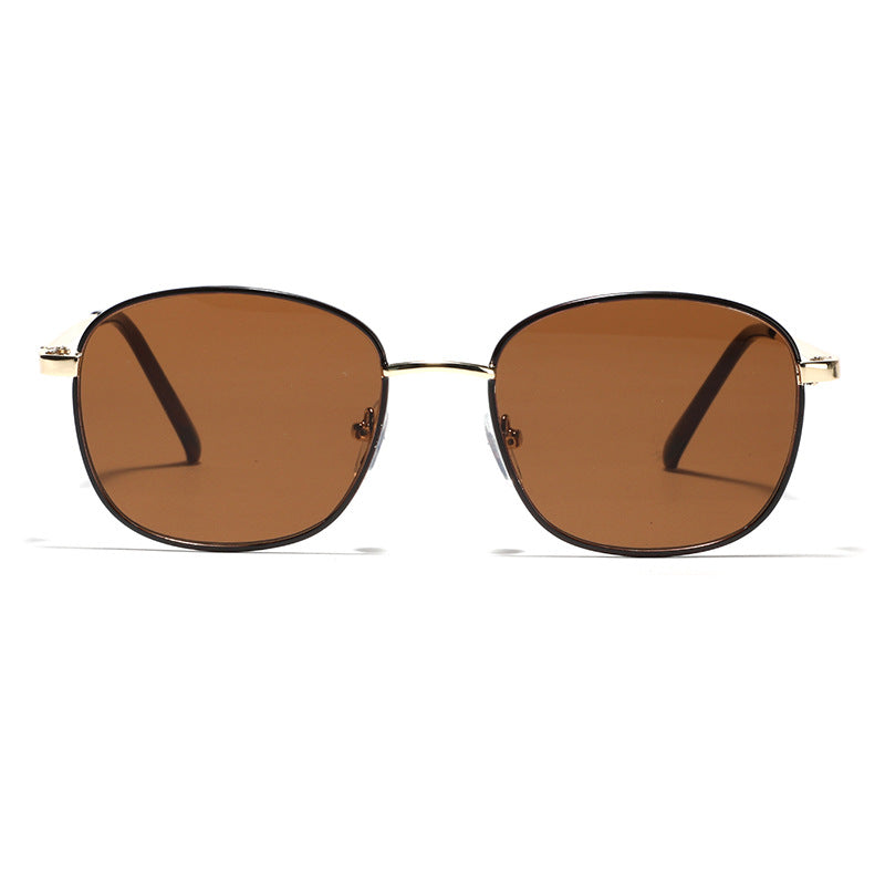 Ladies stylish square sunglasses with elegant metal frame Stornfield
