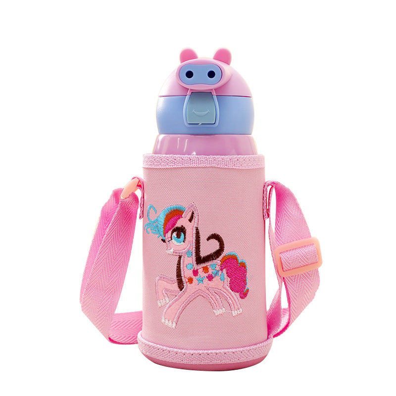 Women's Insulated Water Bottle with Playful Bunny Design Stornfield