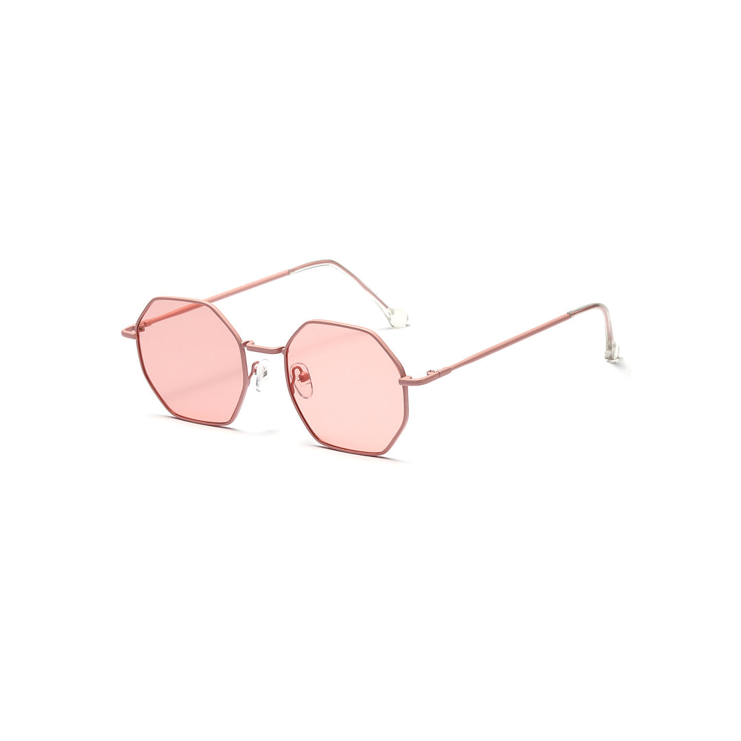 Women's octagonal sunglasses with elegant metal accents Stornfield