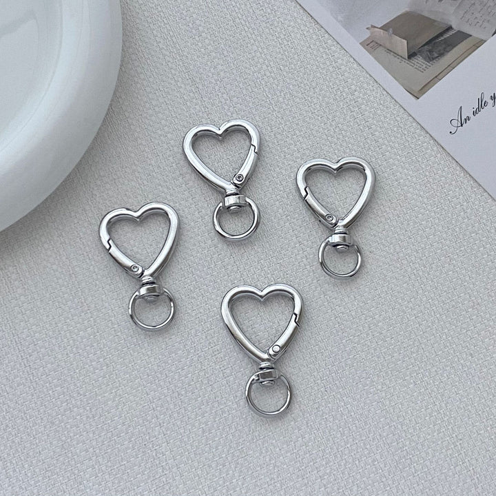 Heart-Shaped Clip Hook Keychain Stornfield