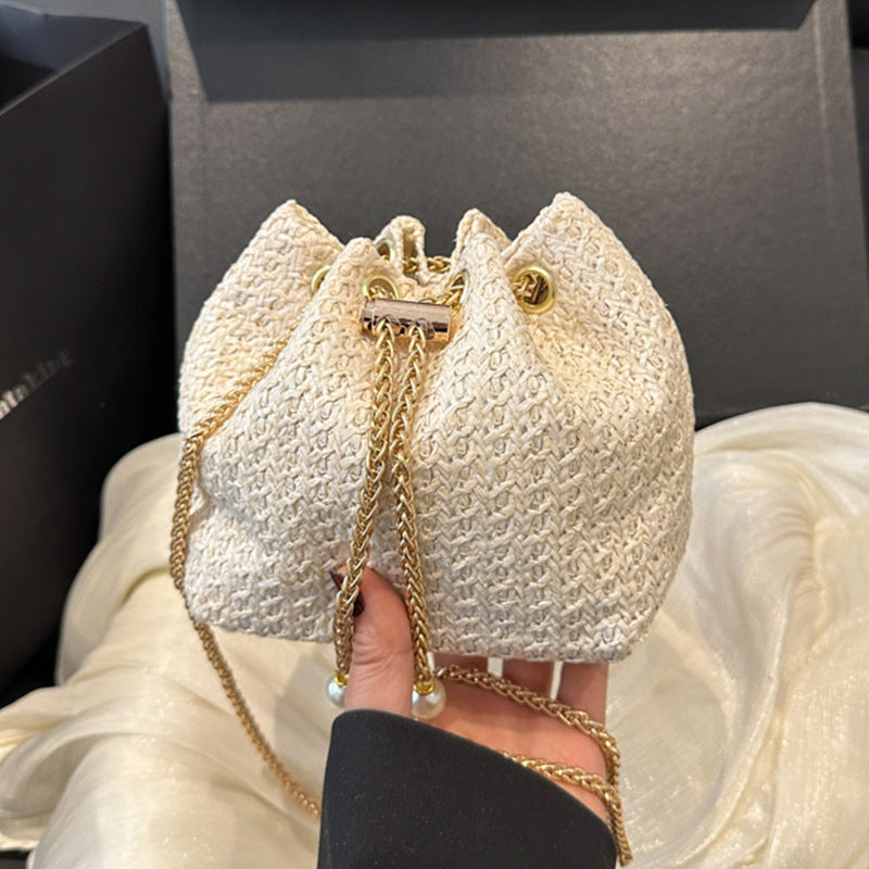 Drawstring Clutch Bag