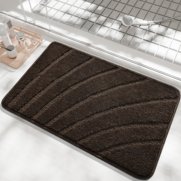 Plush Contoured Bath Mat