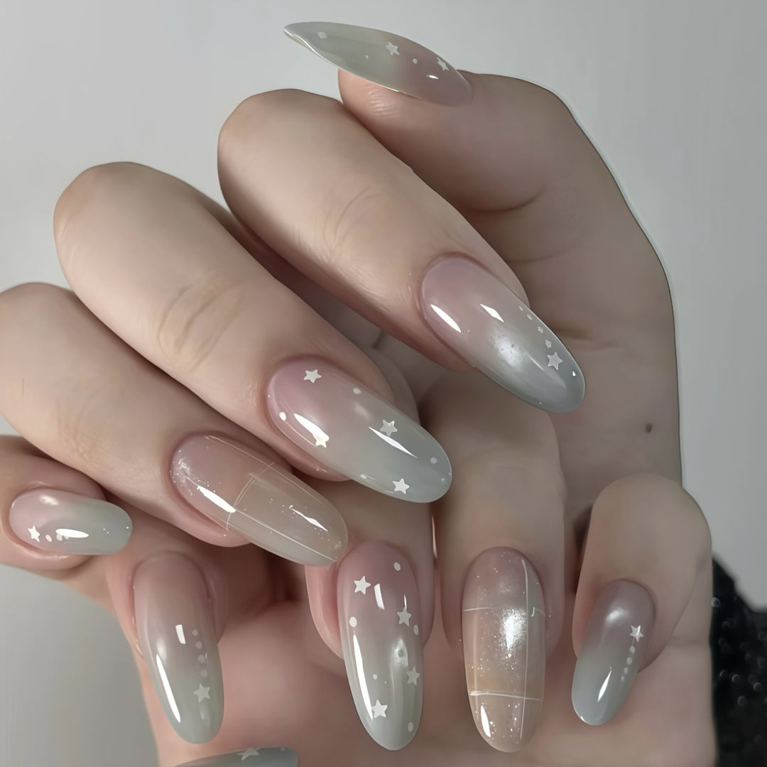 Starry Design Press-On Nail Set