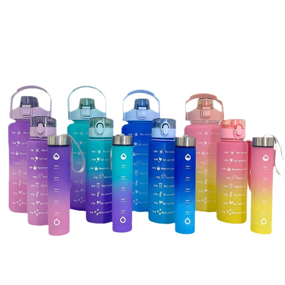 Ladies Motivating Water Bottle with Time Markers Stornfield