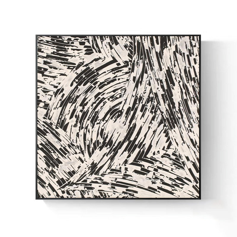 Abstract Brushstroke Canvas Wall Art