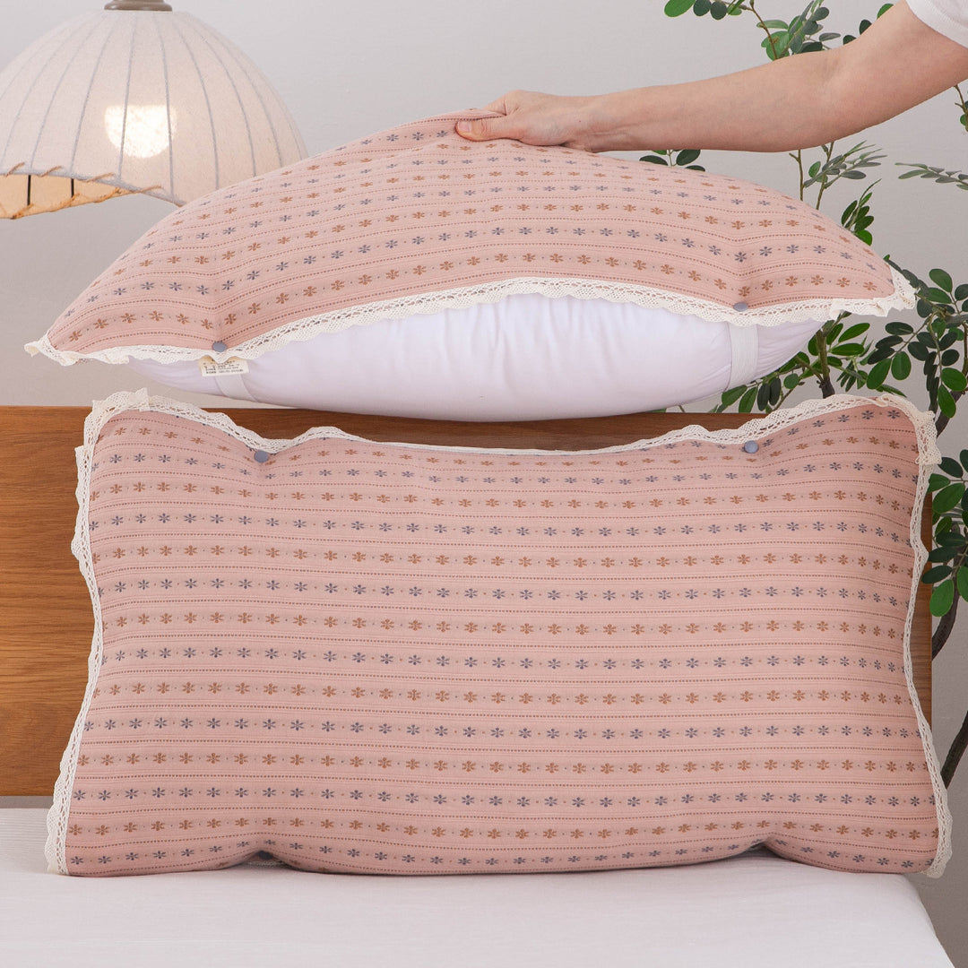 Ladies ergonomic pillow with removable cover Stornfield