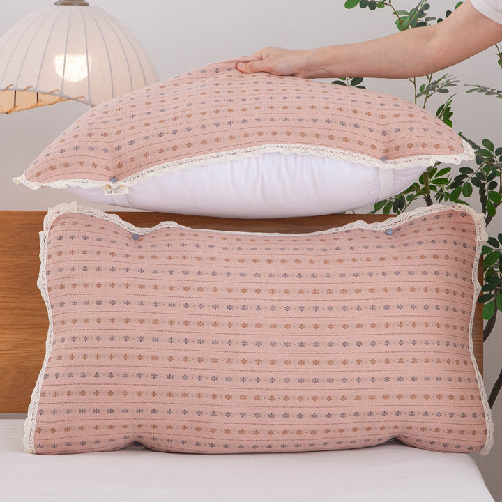 Ladies ergonomic pillow with removable cover Stornfield