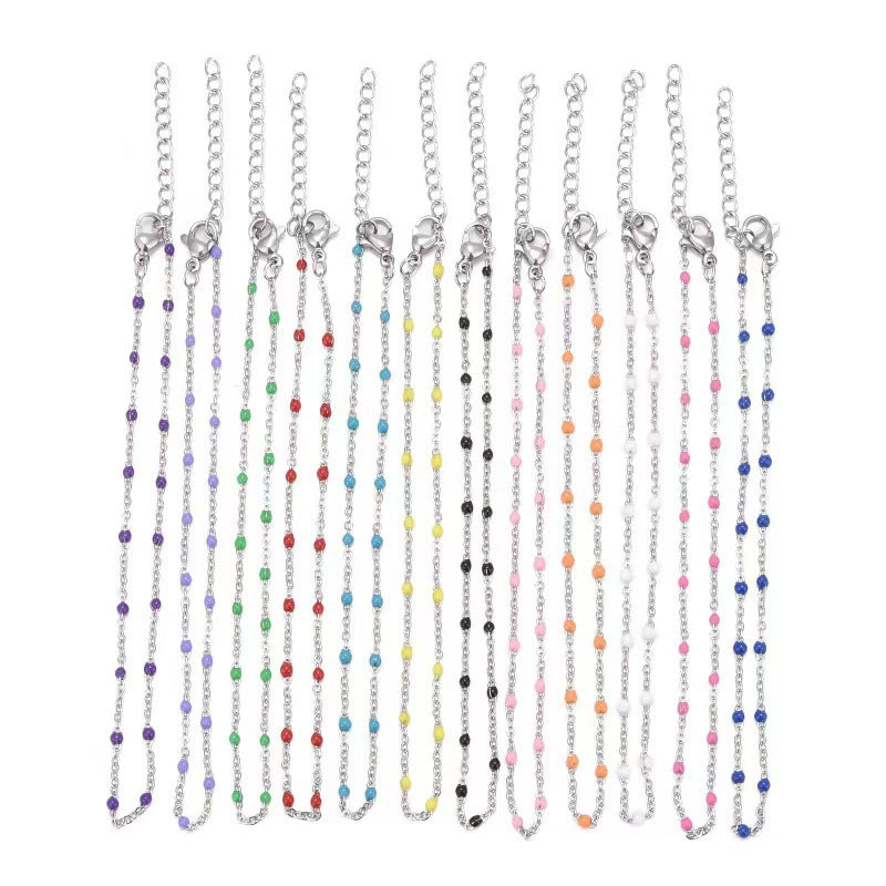 Delicate Beaded Chain Necklace Stornfield