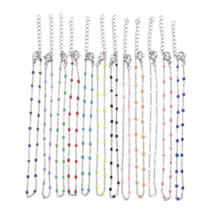 Delicate Beaded Chain Necklace Stornfield