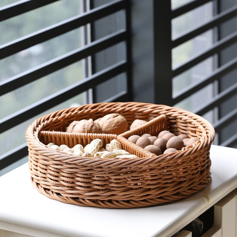 Multi-Compartment Woven Serving Tray Stornfield
