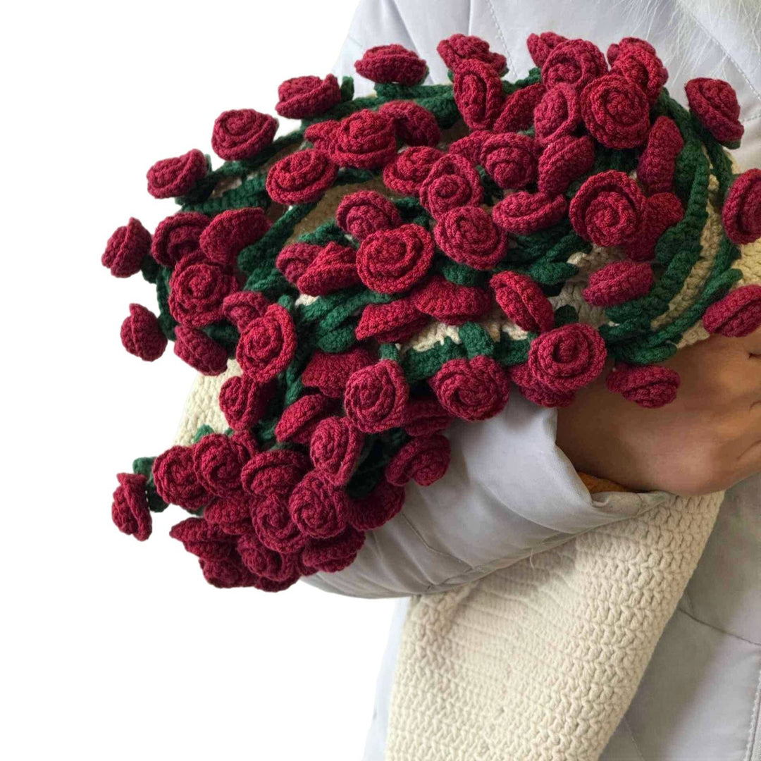 Decorative Floral Knit