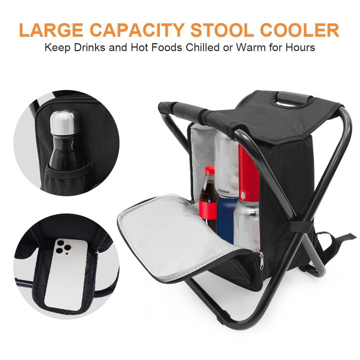 Unisex foldable shopping bag with cooler bag and practical carrying handle Stornfield