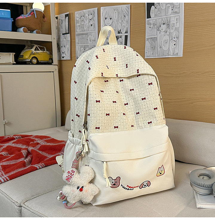 Cute Bow-Embellished Backpack Stornfield