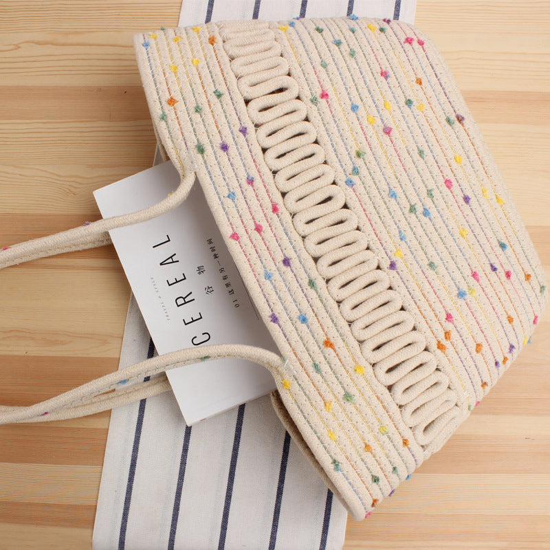 Stylish Bast Crossbody Bag with Colorful Accents Stornfield
