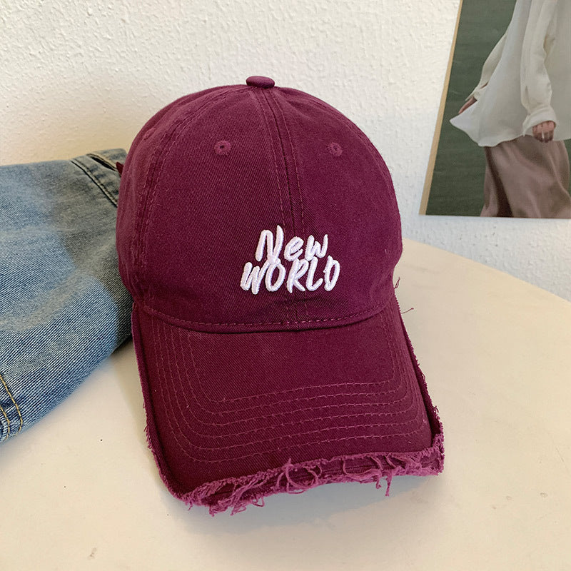 Unisex Distressed Signature Baseball Cap Stornfield
