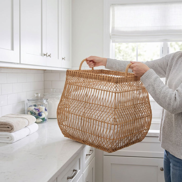 Handwoven Storage Basket with Open Design Stornfield