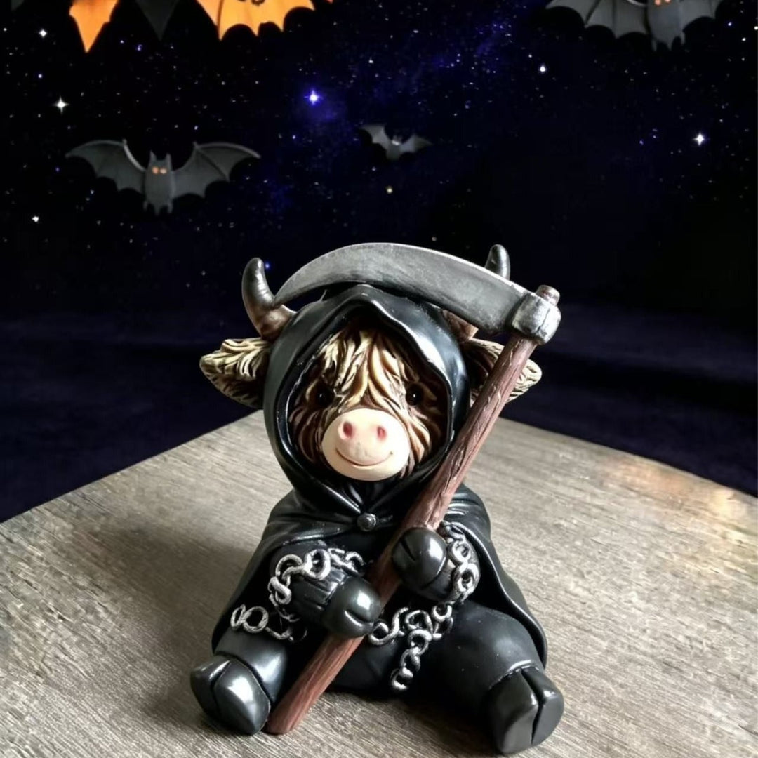 Funny Halloween Cow Figurine Stornfield