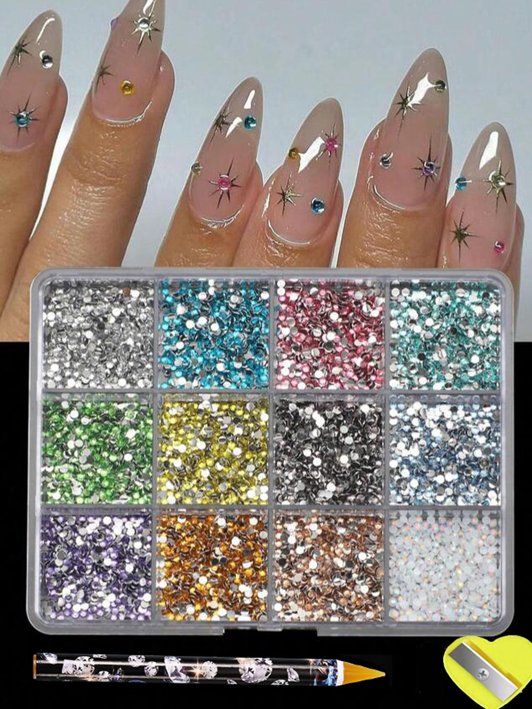 Nail Art Decoration Rhinestone Kit