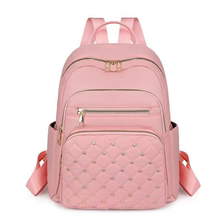 Women's Quilted Backpack with Decorative Studs Stornfield
