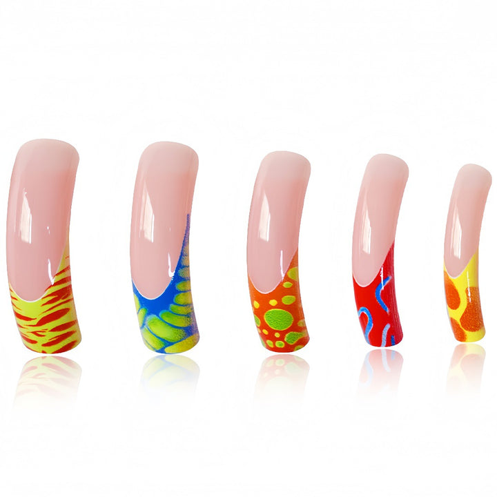 Artistic Abstract Design Press-On Nails Stornfield
