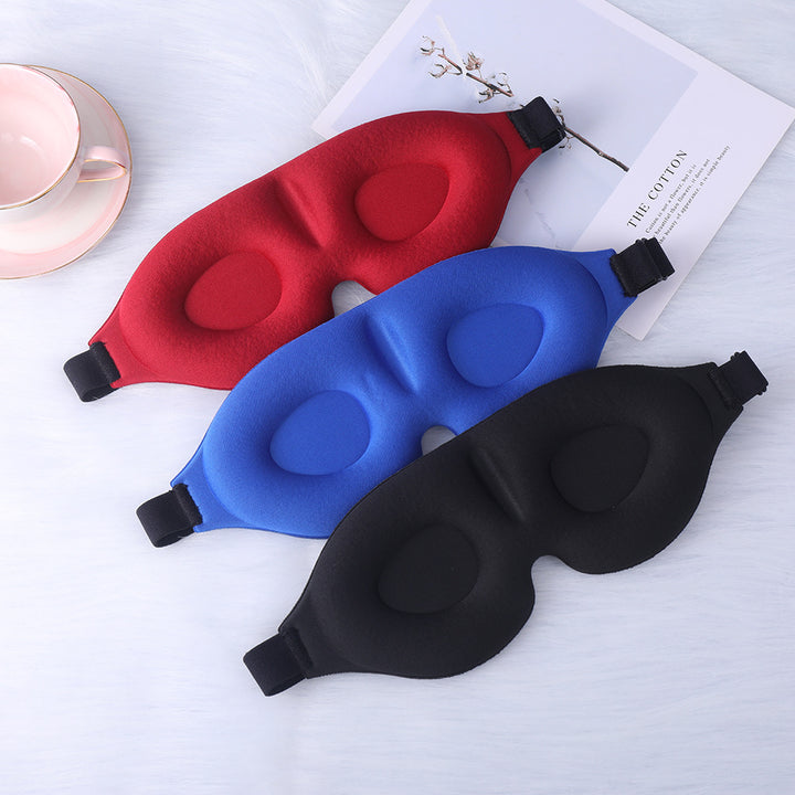 Unisex nan ergonomic 3D sleep mask with contoured eye cavities and adjustable comfort band Stornfield