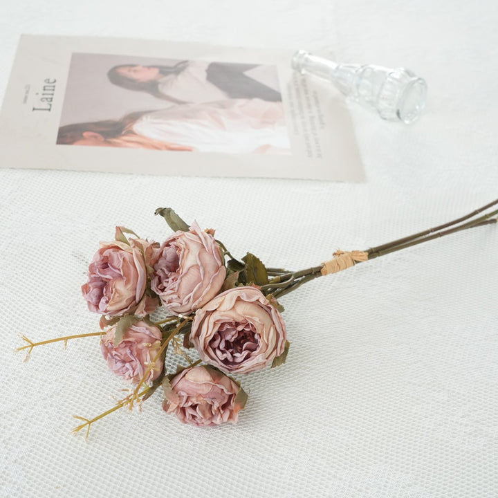 Faux Floral Rose Bouquet