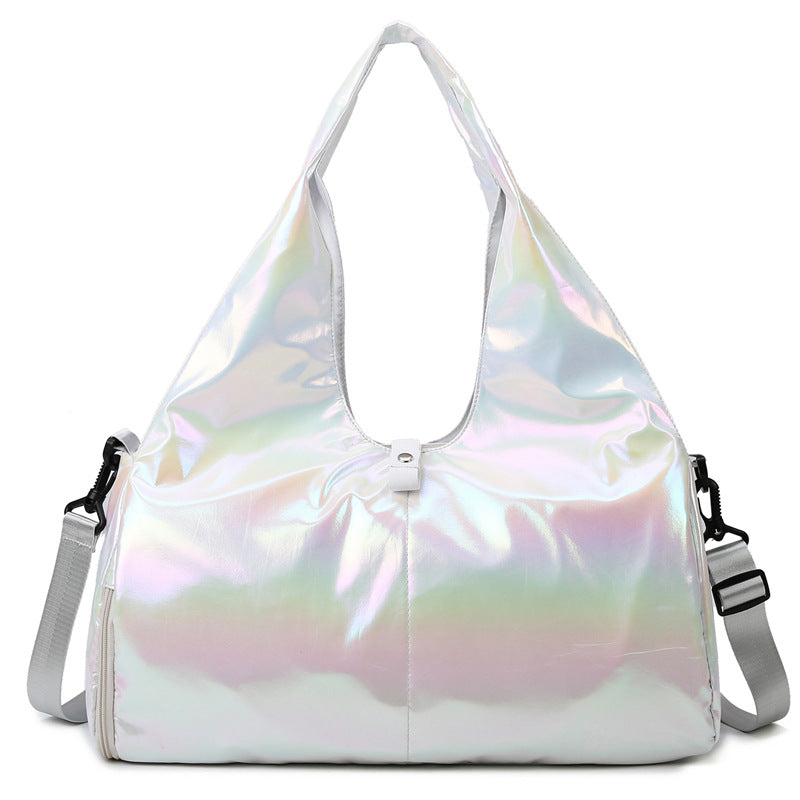 Iridescent Multi-Pocket Travel Tote Bag Stornfield