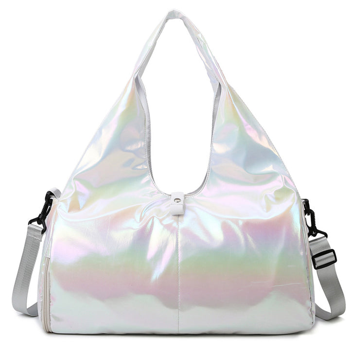 Iridescent Multi-Pocket Travel Tote Bag Stornfield