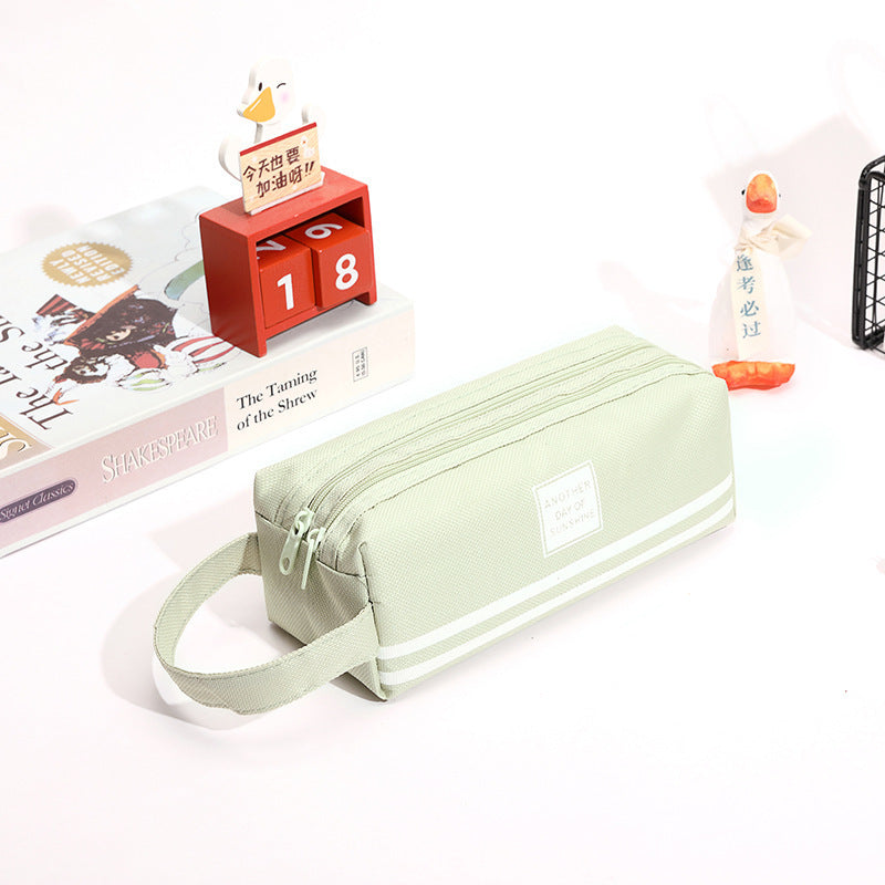 Durable Multi-Zipper Pencil Case