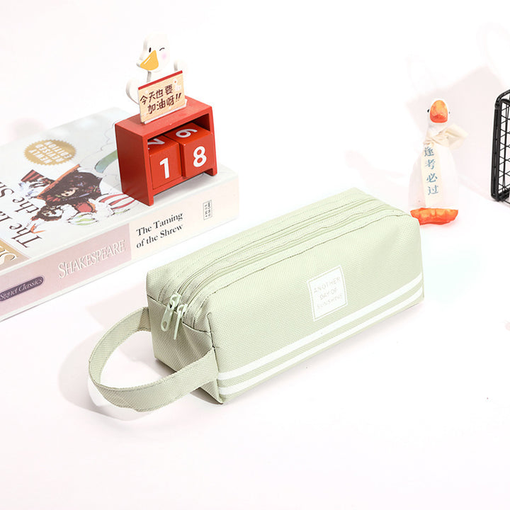Durable Multi-Zipper Pencil Case