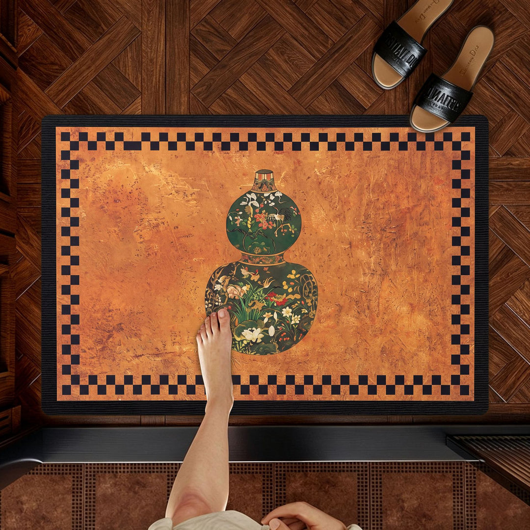 Artistic Elephant-Themed Welcome Mat Stornfield