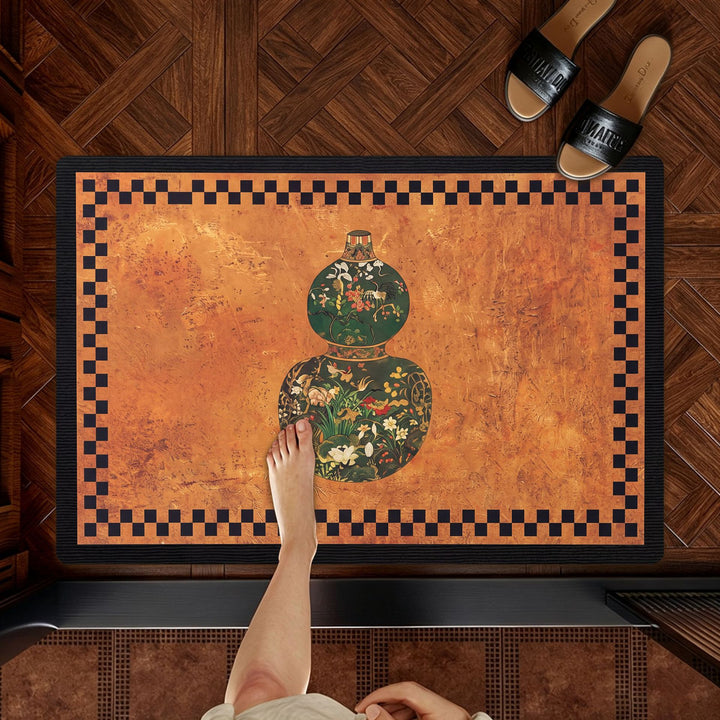 Artistic Elephant-Themed Welcome Mat Stornfield
