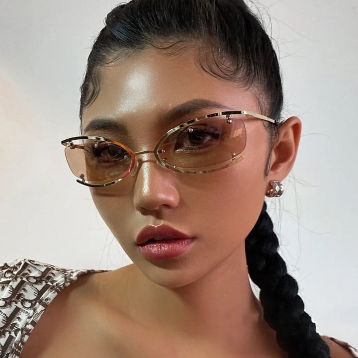 Women Cat-Eye Sunglasses with Luxurious Accents and Protective UV Filter Stornfield