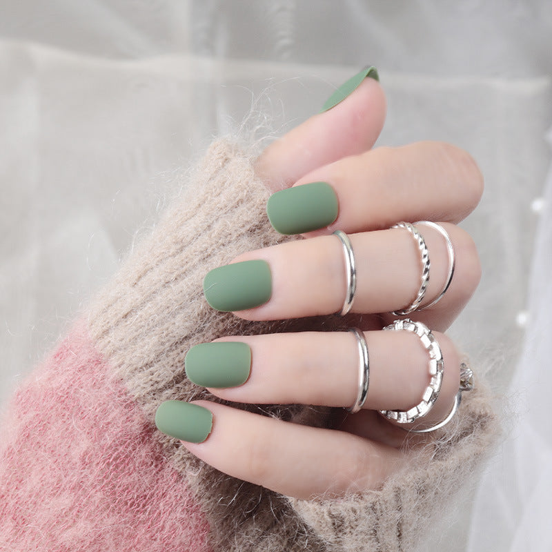 Matte Press-On Nail Set Stornfield