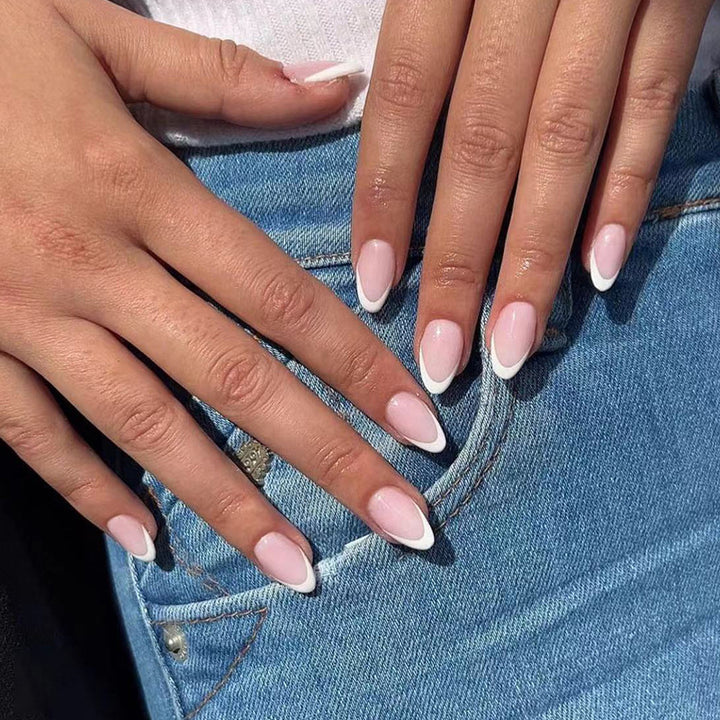 Elegant Nail Art with French Tips Stornfield